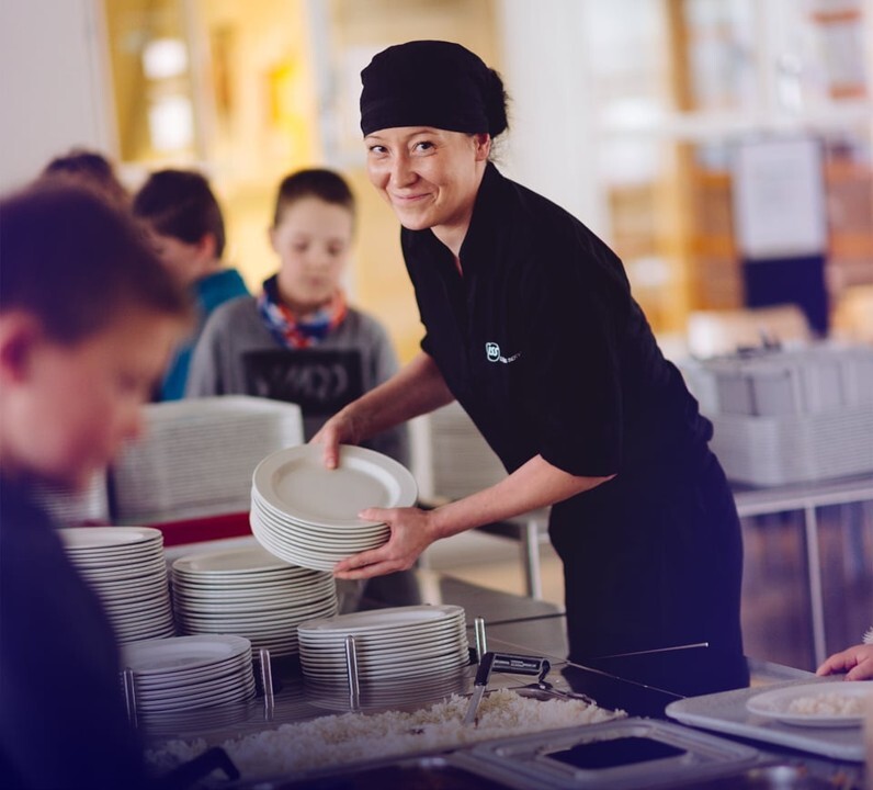 ISS catering julkisella sektorilla.