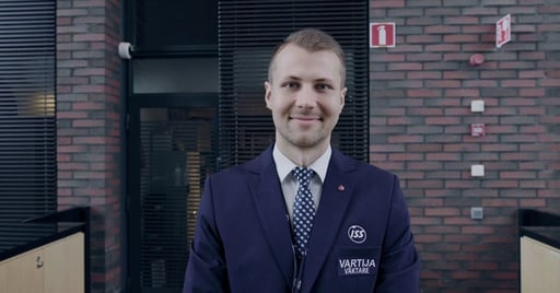 ISS:n vartija Sebastian.
