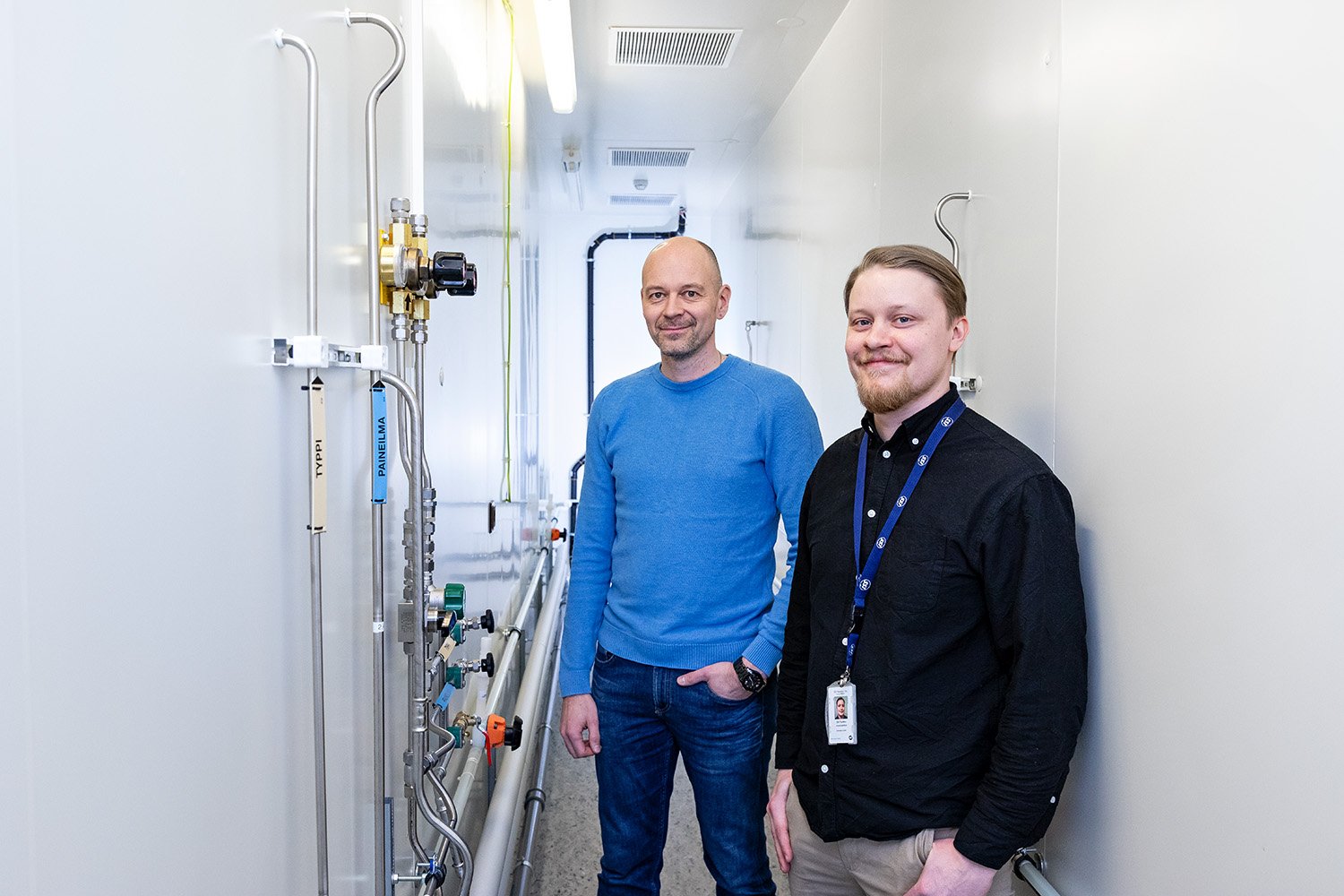 ISS & VTT:n edustajat.