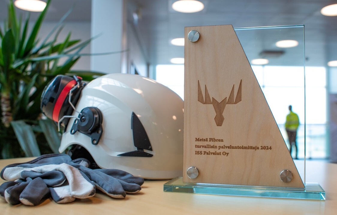 MetsäFibren turvallisuuspalkinto.