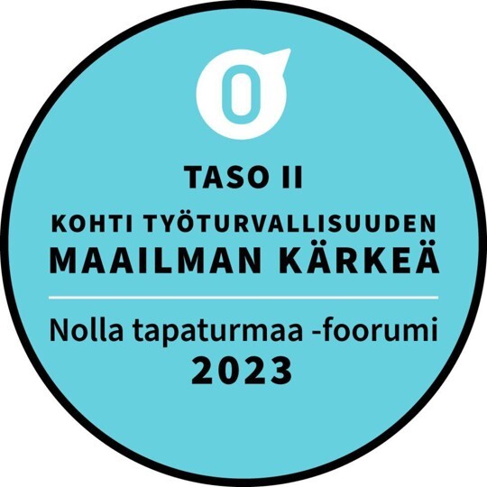 Nolla tapaturmaa 2023.