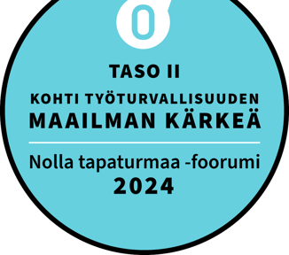 Nolla tapaturmaa 2024.