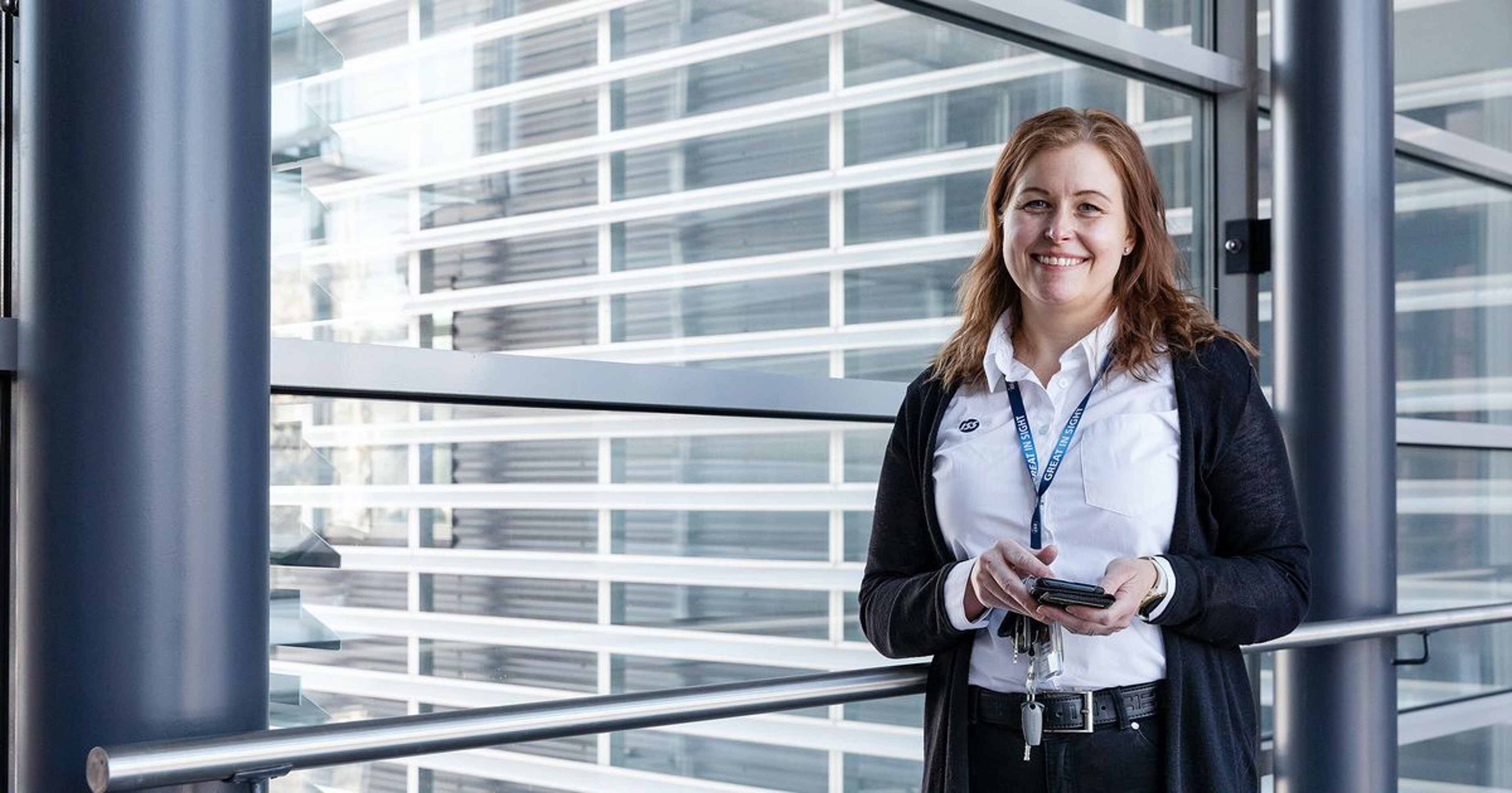 ISS:n palveluesihenkilö Pirjo Pellikka