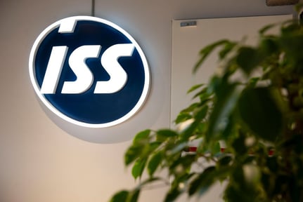 ISS logo.